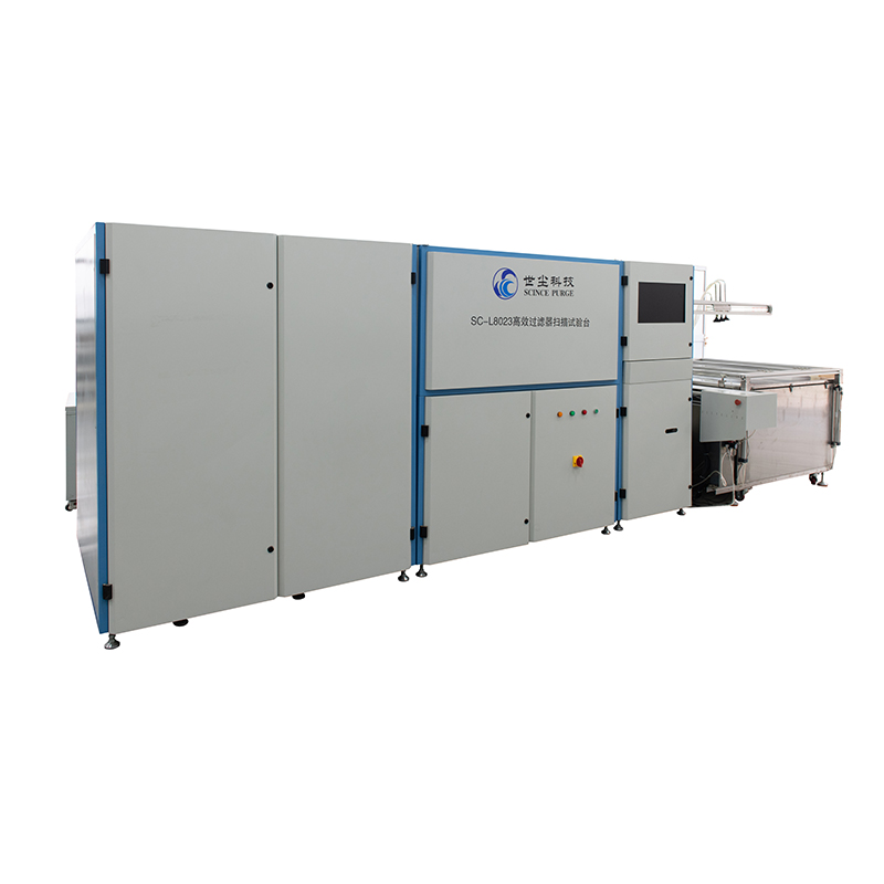 Sistema automatizado de prueba de escaneo de filtro HEPA/ULPA EN 1822 ISO 29463