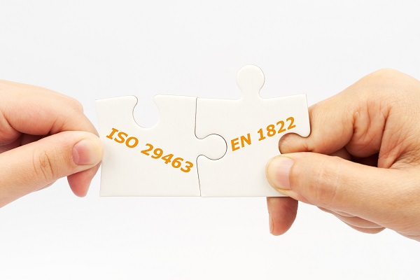 Filtro estándar de hepa ISO 29463 vs EN 1822