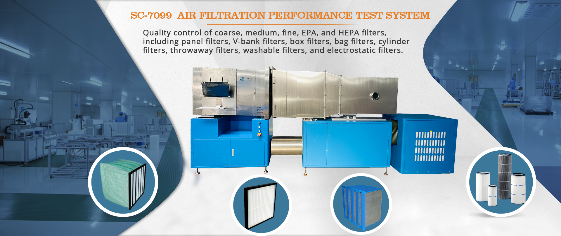 Probador de filtro de HVAC